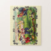 Pasen Bunny Baseball Puzzel (Verticaal)