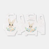 Pasen Bunny Boho Rainbow Girl Baby shower Bedankdoosjes (Uitgevouwen)