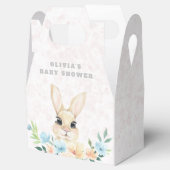 Pasen Bunny Boho Rainbow Girl Baby shower Bedankdoosjes (Geopend)