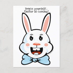 Pasen Bunny Braces Briefkaart