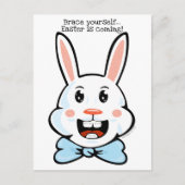 Pasen Bunny Braces Briefkaart (Voorkant)