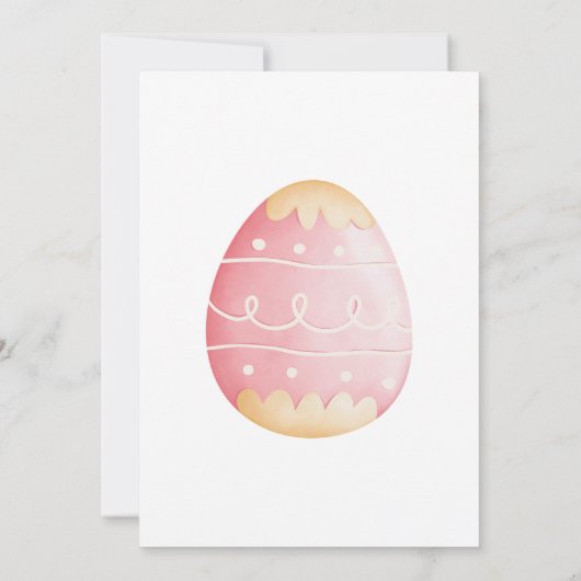 Pasen Bunny Brunch Egg Hunt Kaart (Achterkant)