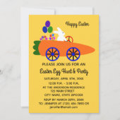 Pasen Bunny Carrot Kaart #2-2 Uitnodiging (Voorkant)