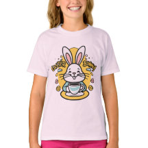 Pasen Bunny Coffee Lover Funny Cartoon Design