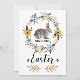 Pasen Bunny Custom Pasen Brunch Kaart