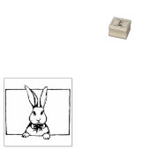 Pasen Bunny Cute Rabbit Scrapbooking Journaling Rubberstempel (Gestempeld)
