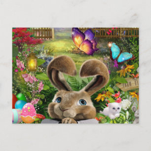 Pasen Bunny Daydroom Feestdagenkaart