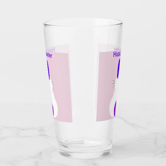 Pasen Bunny Drink glas (Links)