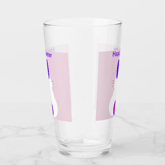 Pasen Bunny Drink glas (Rechts)