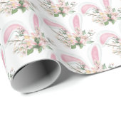Pasen Bunny Ears en Flowers Cadeaupapier (Rol Hoek)