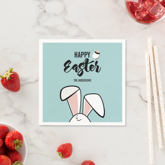 Pasen Bunny Ears Papier servet (Insitu)