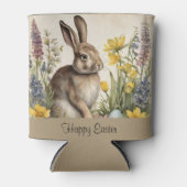 Pasen Bunny Egg Floral Blikjeskoeler (Voorkant)