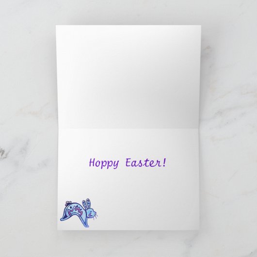 Pasen Bunny Egg Hunt Easter Kaart (Binnen)