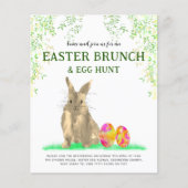 Pasen Bunny Egg Hunt en Brunch (Voorkant)