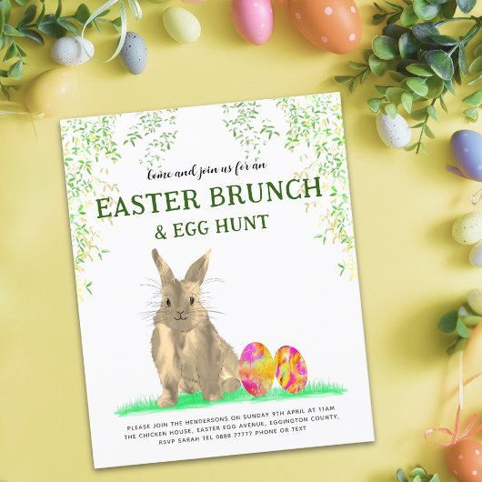 Pasen Bunny Egg Hunt en Brunch
