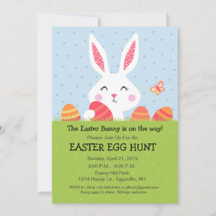 Pasen Bunny Egg Hunt Kaart