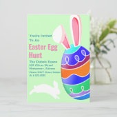 Pasen Bunny Egg Hunt Kaart (Staand voorkant)