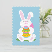 Pasen Bunny ~ Egg Hunt Kaart (Staand voorkant)