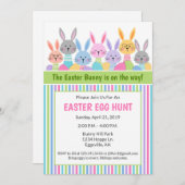Pasen Bunny Egg Hunt Kaart (Voorkant / Achterkant)