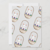 Pasen Bunny Egg Hunt Kaart (Achterkant)