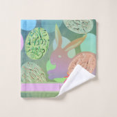 Pasen Bunny Eggs Bad Handdoek (Wasdoekje)