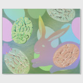 Pasen Bunny Eggs Cadeaupapier (Vlak)