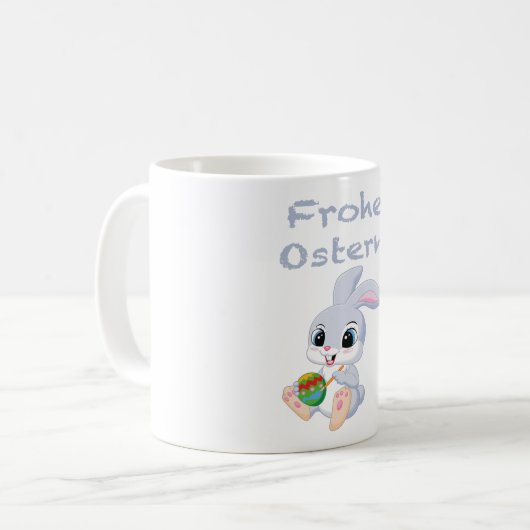 Pasen Bunny Face, Pasen, Bunny Koffiemok (Voorkant links)