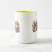 Pasen Bunny Fancy koffie-Drinken Mok (Midden)
