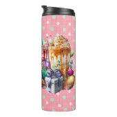 Pasen Bunny Fancy koffie-Drinken Thermosbeker (Geroteerd rechts)