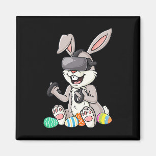 Pasen Bunny Gamer Leuke Eieren Gaming Peuter Jonge Magneet