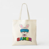 Pasen Bunny Gamer Rabbit Easter Day Gaming Boys G Tote Bag (Achterkant)