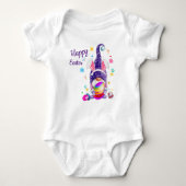 Pasen Bunny Gnome Baby Bodysuit (Voorkant)