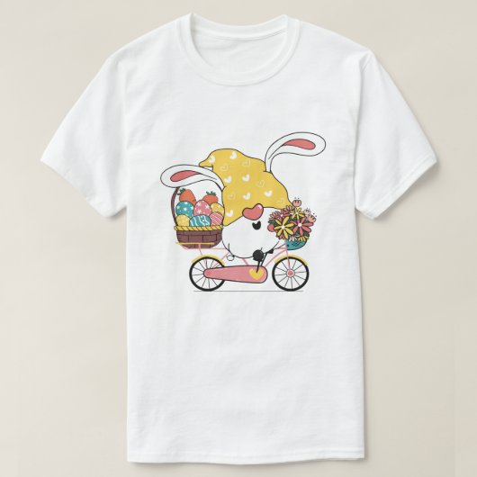 Pasen Bunny Gnome T-Shirt (Design voorkant)