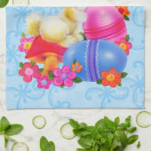 Pasen Bunny-handdoek Theedoek (Gevouwen)