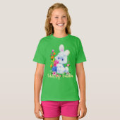Pasen Bunny Holiday kinder t-shirt (Voorkant volledig)