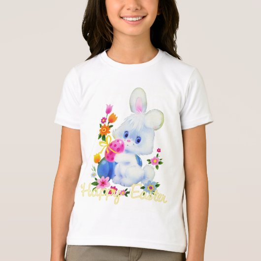 Pasen Bunny Holiday kinder t-shirt (Voorkant)
