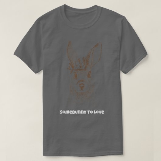 Pasen Bunny, iets om van 368 te houden T-shirt (Design voorkant)