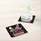 Pasen Bunny, ik ben hier voor de Chocolade. Kartonnen Onderzetters (Insitu)