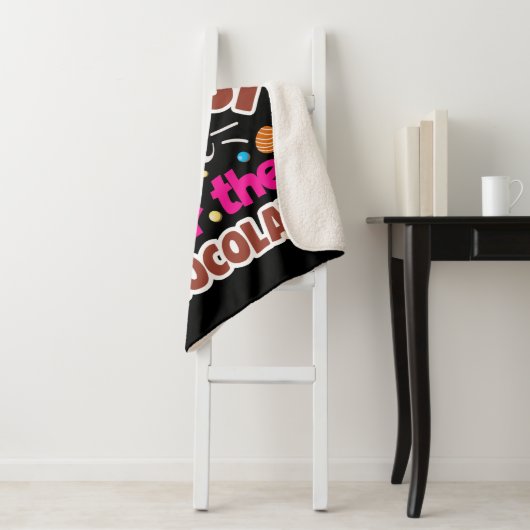 Pasen Bunny, ik ben hier voor de Chocolade. Sherpa Deken (In situ)