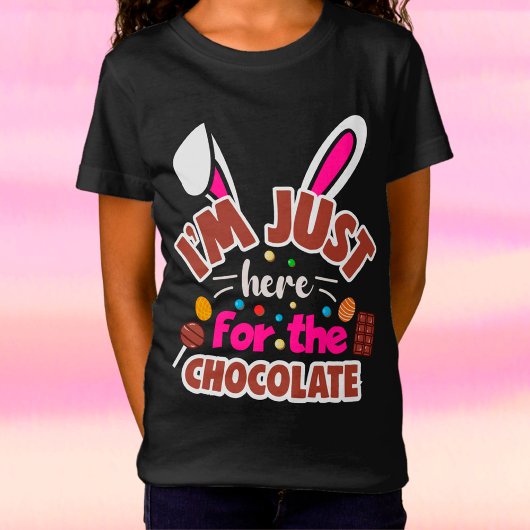Pasen Bunny, ik ben hier voor de Chocolade. T-shirt