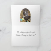 Pasen Bunny in Disguise Kaart (Binnen)