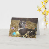 Pasen Bunny in Disguise Kaart (Gele Bloem)