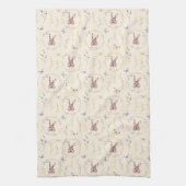 Pasen Bunny in een keukenhanddoek van Floral (Verticaal)