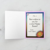 Pasen - Bunny in Egg kaart. Feestdagen Kaart (Binnen)