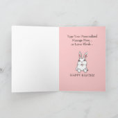 Pasen Bunny-Kaarten persoonlijke paasKaarten Feestdagen Kaart (Binnen)