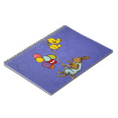 Pasen Bunny kippen eieren illustratie Notitieboek (Linkerzijde)