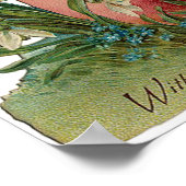 Pasen Bunny Kiss Vintage Poster (Hoek)