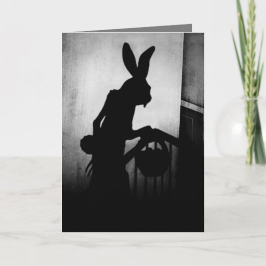 Pasen Bunny komt eraan Feestdagen Kaart (Voorkant)