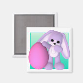 Pasen Bunny Magnet (Voorkant / Achterkant)