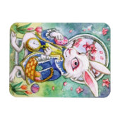 Pasen Bunny Magnet Magneet (Horizontaal)